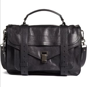 COPY - Proenza Schouler Medium PS1 Black Leather